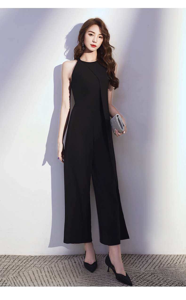 パンツドレス エレガントパーティーオールインワン