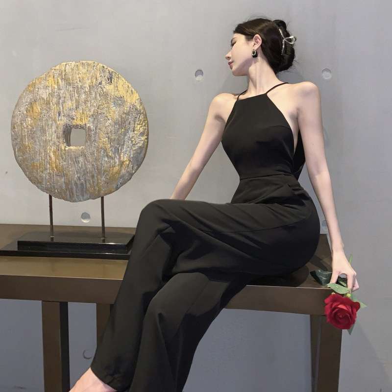 シンプル優美パンツドレス