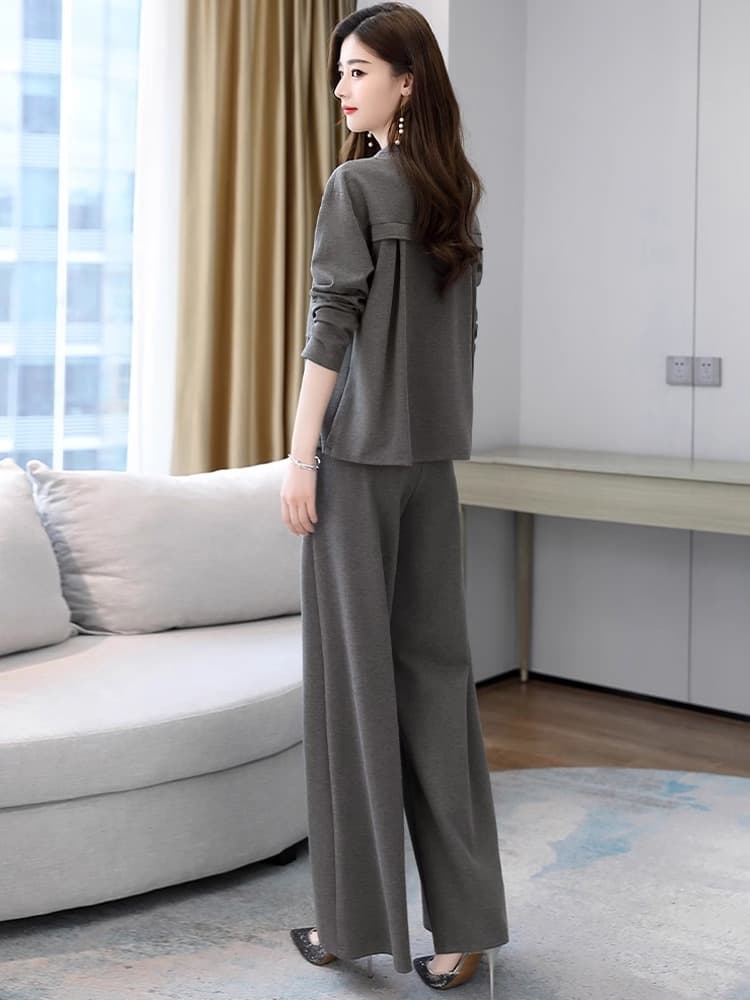 上品優美パンツドレス セットアップ