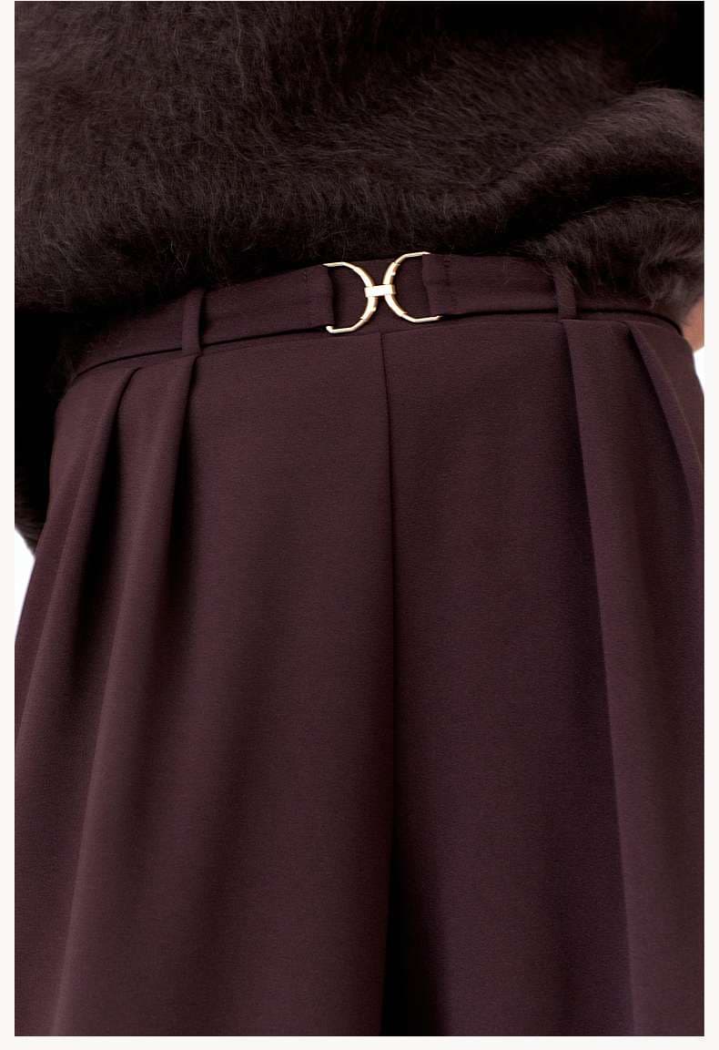 メタル金具付きオーバーサイズパンツドレス