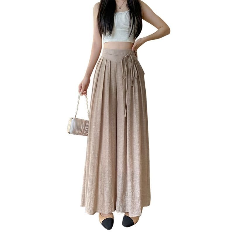 しなやかプリーツパンツドレス