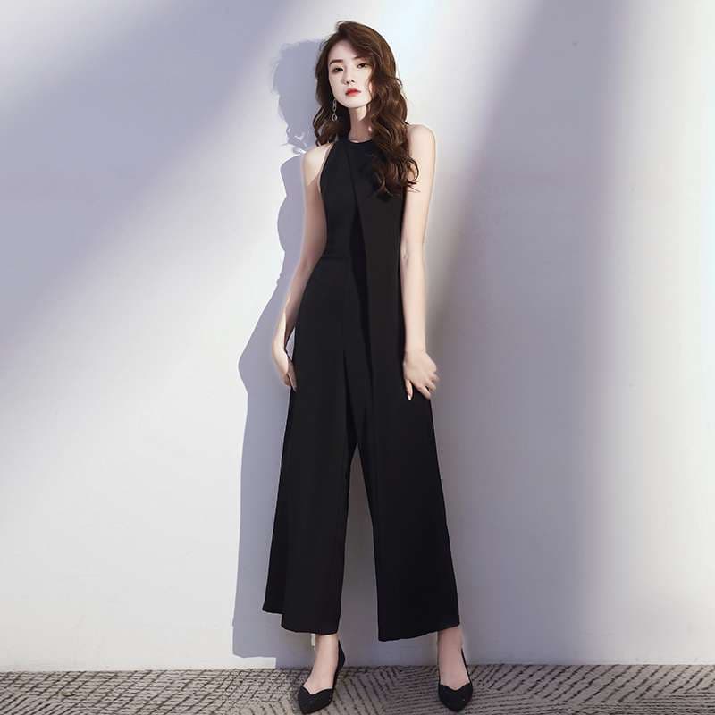 パンツドレス エレガントパーティーオールインワン