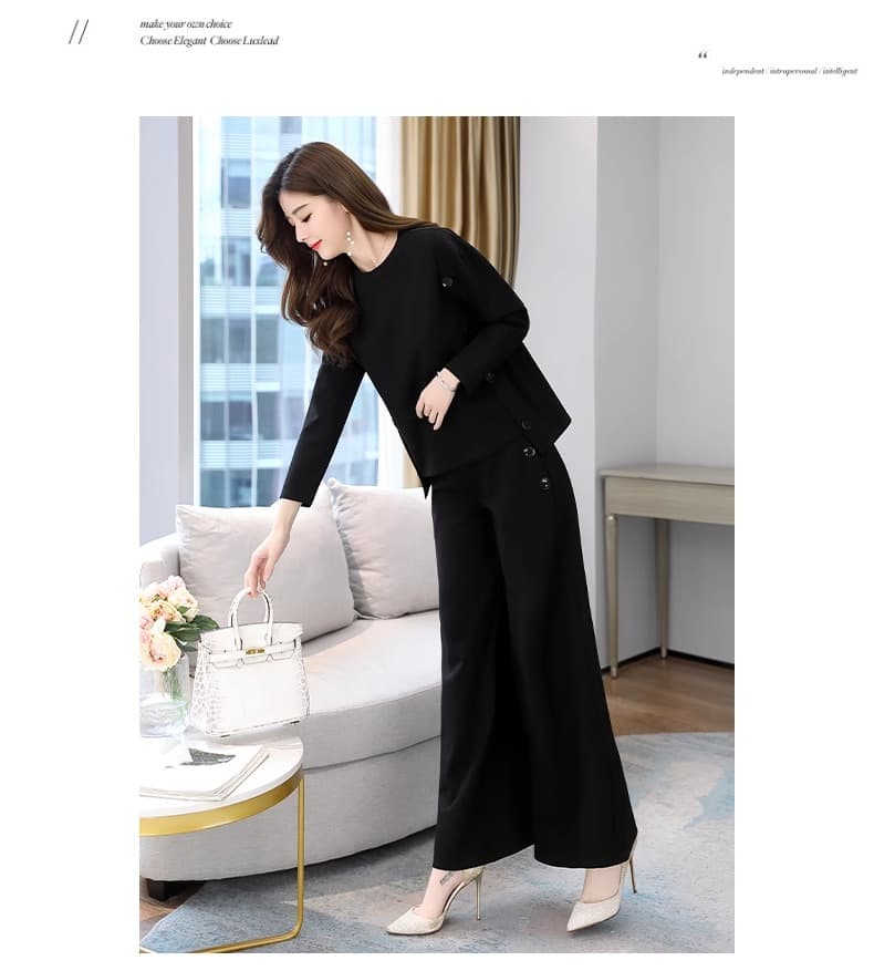 上品優美パンツドレス セットアップ