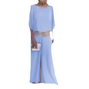 きらめきケープ袖パンツドレス