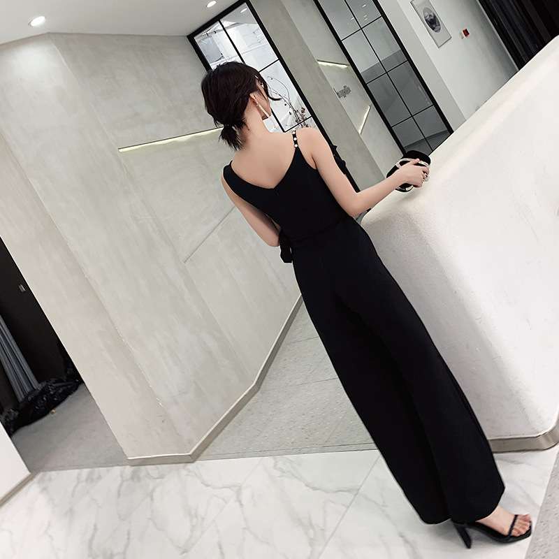 上品な揺らめきパンツドレス