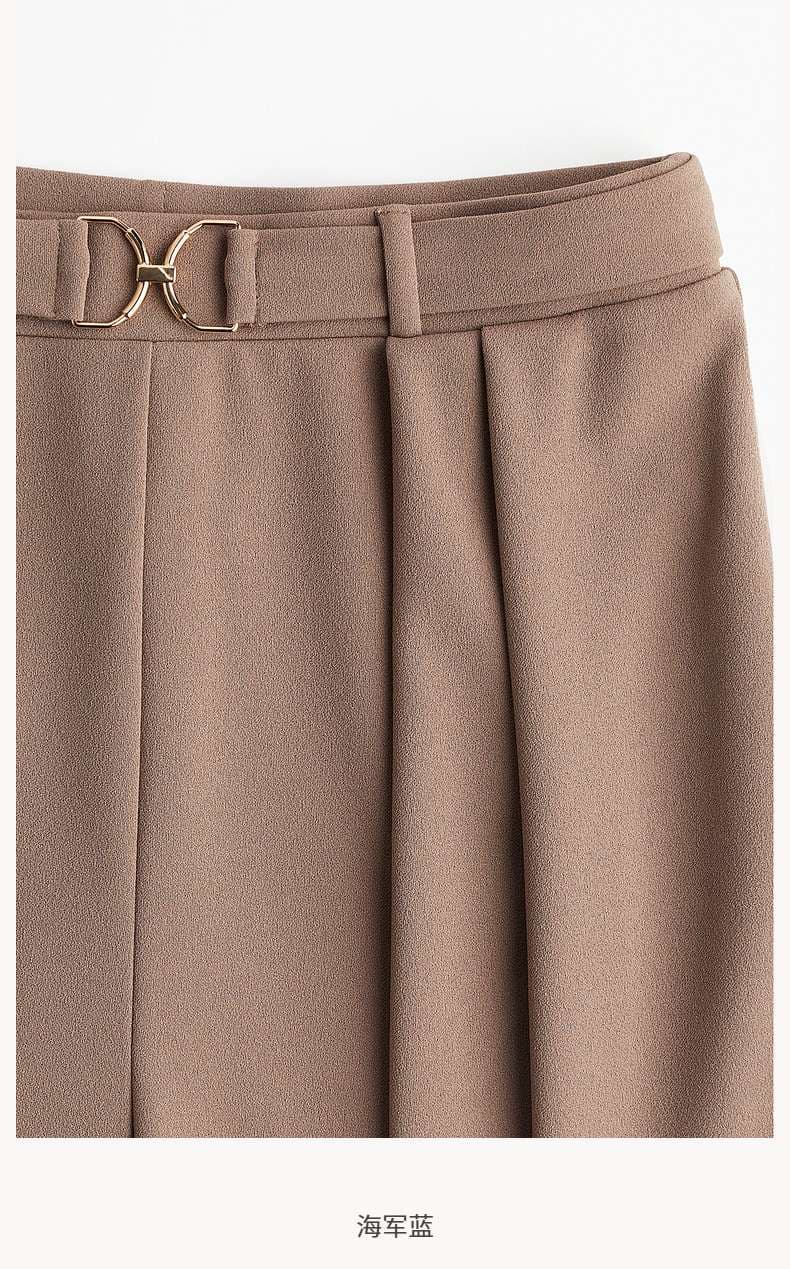 メタル金具付きオーバーサイズパンツドレス