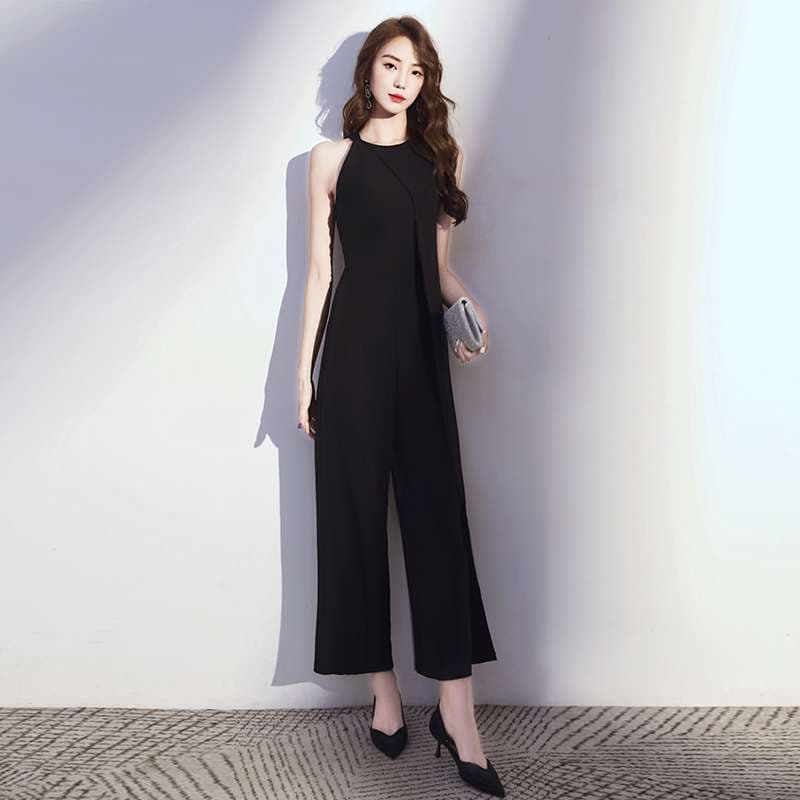 パンツドレス エレガントパーティーオールインワン