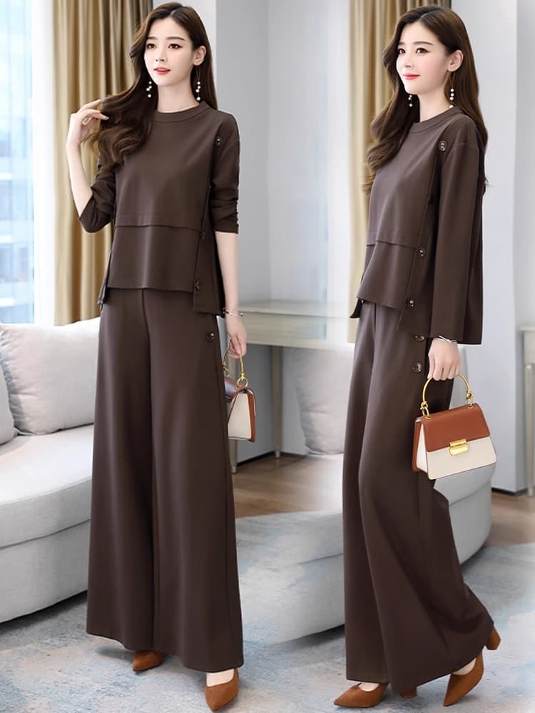 上品優美パンツドレス セットアップ