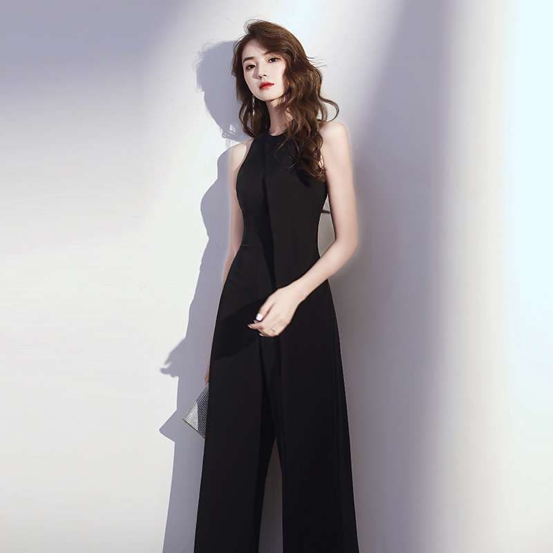 パンツドレス エレガントパーティーオールインワン